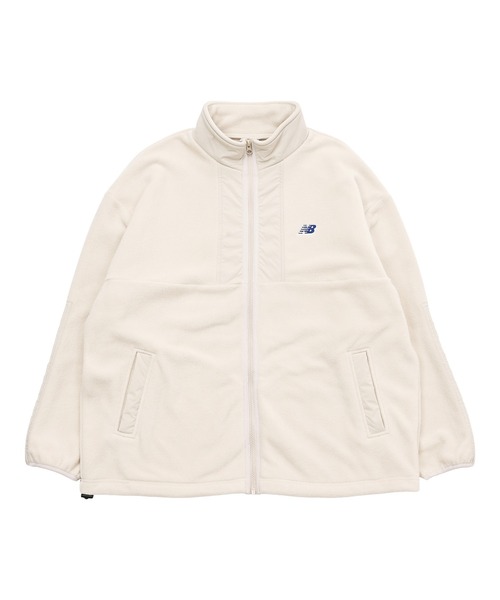 セール】NB刺繍フリースジャケット（ブルゾン）｜New Balance