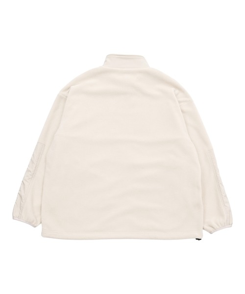 NEW BALANCE（ニューバランス）の「NB刺繍フリースジャケット（ブルゾン・メンズ・グレイッシュベージュ/ダークグレー・SMALL/MEDIUM/LARGE/X-LARGE/XX-LARGE）」の18枚目の写真