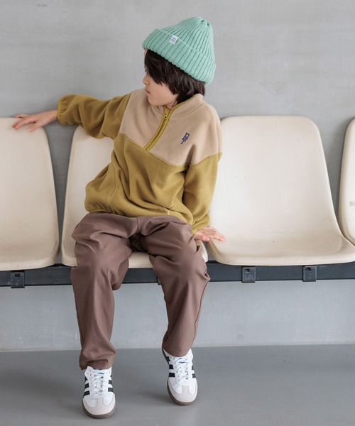 BAYFLOW（ベイフロー）の「[新色登場☆5色展開！]カラーニットワッチ(KIDS)（ニットキャップ/ビーニー・キッズ・オレンジ/パープル/ライトグレー/ライトグリーン/ブラック・MEDIUM/LARGE）」の6枚目の写真