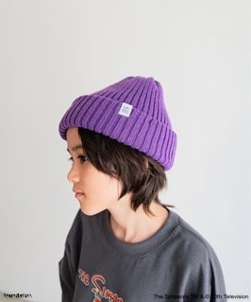 BAYFLOW（ベイフロー）の「[新色登場☆5色展開！]カラーニットワッチ(KIDS)（ニットキャップ/ビーニー・キッズ・オレンジ/パープル/ライトグレー/ライトグリーン/ブラック・MEDIUM/LARGE）」の9枚目の写真