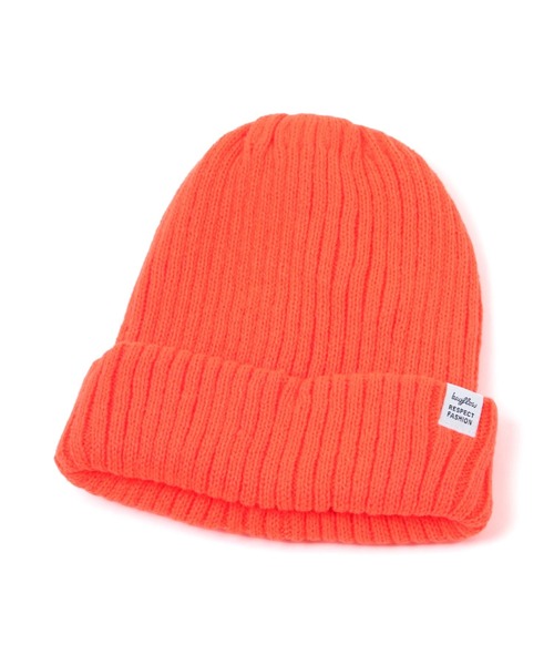 BAYFLOW（ベイフロー）の「[新色登場☆5色展開！]カラーニットワッチ(KIDS)（ニットキャップ/ビーニー・キッズ・オレンジ/パープル/ライトグレー/ライトグリーン/ブラック・MEDIUM/LARGE）」の14枚目の写真