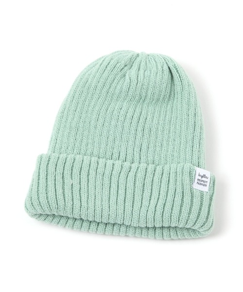 BAYFLOW（ベイフロー）の「[新色登場☆5色展開！]カラーニットワッチ(KIDS)（ニットキャップ/ビーニー・キッズ・オレンジ/パープル/ライトグレー/ライトグリーン/ブラック・MEDIUM/LARGE）」の11枚目の写真