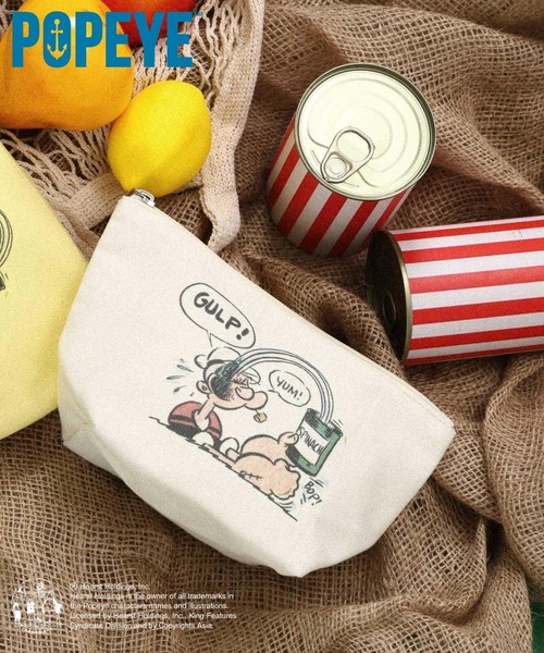 GLOBAL WORK（グローバルワーク）の「POPEYE(TM)/ミニポーチ/一部店舗限定/601876（ポーチ・メンズ・イエロー系その他4/ホワイト系その他2/スカイブルー/ホワイト・FREE）」の22枚目の写真