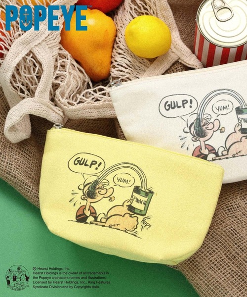 GLOBAL WORK（グローバルワーク）の「POPEYE(TM)/ミニポーチ/一部店舗限定/601876（ポーチ・メンズ・イエロー系その他4/ホワイト系その他2/スカイブルー/ホワイト・FREE）」の21枚目の写真