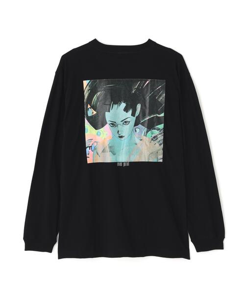over print(オーバープリント)の「overprint/オーバープリント/ARCHIVE LS TEE(Tシャツ/カットソー・メンズ・ブラック・L/M/XL)」の2枚目の写真