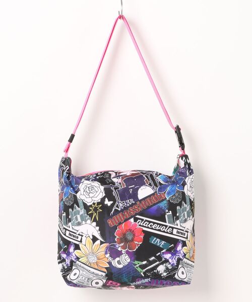 ScoLar（スカラー）の「ScoLar(スカラー) 両面総柄スカラーちゃんショルダーバッグ（ショルダーバッグ・レディース・オレンジ/パープル/ピンク・FREE）」の5枚目の写真