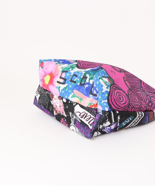 ScoLar（スカラー）の「ScoLar(スカラー) 両面総柄スカラーちゃんショルダーバッグ（ショルダーバッグ・レディース・オレンジ/パープル/ピンク・FREE）」の8枚目の写真