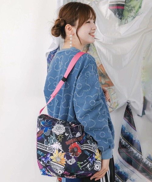 ScoLar（スカラー）の「ScoLar(スカラー) 両面総柄スカラーちゃんショルダーバッグ（ショルダーバッグ・レディース・オレンジ/パープル/ピンク・FREE）」の13枚目の写真