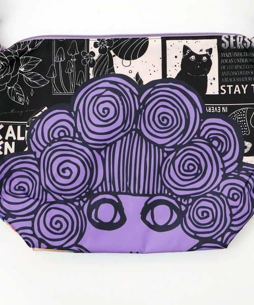 ScoLar（スカラー）の「ScoLar(スカラー) 両面総柄スカラーちゃんショルダーバッグ（ショルダーバッグ・レディース・オレンジ/パープル/ピンク・FREE）」の21枚目の写真