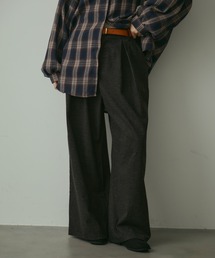 full/fill. | brush wide tuck pants / 起毛ワイドタックパンツ(その他パンツ)