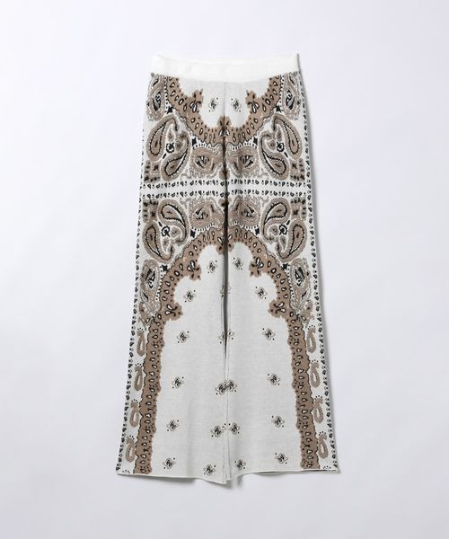 セール】レトロガラニットパンツ/604744（その他パンツ）｜JEANASIS