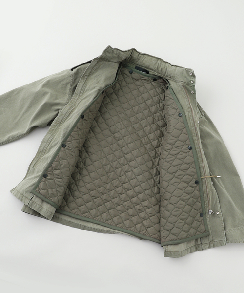 YUKI HASHIMOTO(ユウキハシモト)の「YUKI HASHIMOTO / ユウキハシモト WASHED FIELD JACKET(ミリタリージャケット・メンズ・カーキ/ブラック・LARGE)」の5枚目の写真