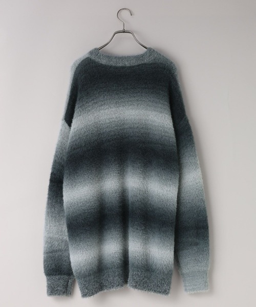 LOWRYS FARM(ローリーズファーム)の「【LFM(U)】シャギーグラデニットプルオーバー 606229(ニット/セーター・メンズ・ネイビー/ブラウン・FREE)」の3枚目の写真