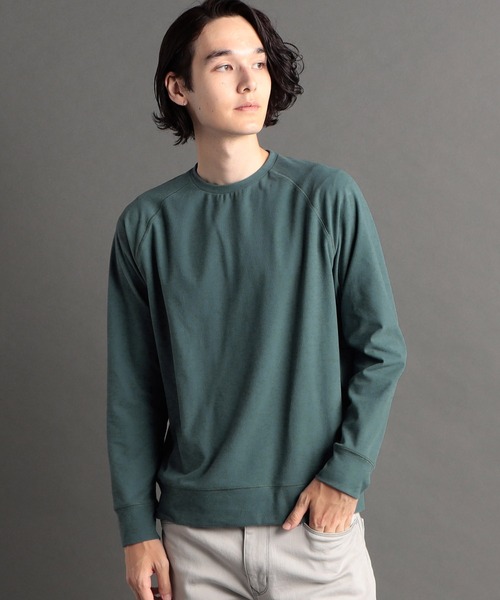 MONSIEUR NICOLE(ムッシュニコル)の「ストレッチジャージー プルオーバー(Tシャツ/カットソー・メンズ・チャコールグレー/ブルーグレー/ブラック・LARGE/X-LARGE)」の3枚目の写真