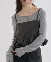 mystic | ウェーブフリルビスチェ(シャツ/ブラウス)