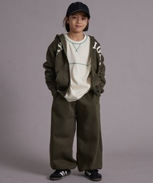 セットアップ（グリーン・カーキ/緑色系・ワンポイント）ファッション