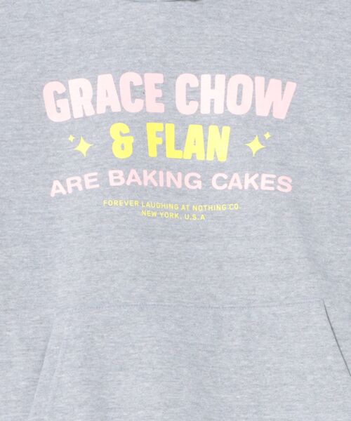 【RES】【GRACE CHOW FLAN】　ケーキプリント P/O パーカー