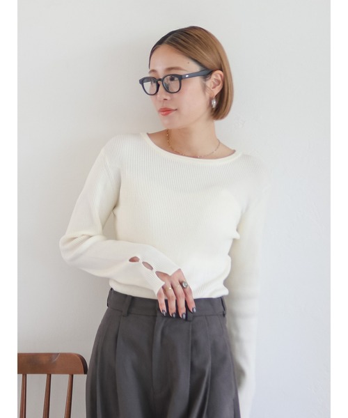 Ungrid（アングリッド）の「マットフレーム伊達メガネ（サングラス・レディース・ブラウン/ブラック・FREE）」の15枚目の写真