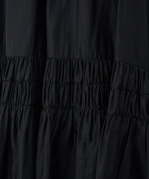 GALLARDAGALANTE（ガリャルダガランテ）の「ギャザーフレアスカート（スカート・レディース・ブラック/グレイッシュベージュ・FREE）」の22枚目の写真