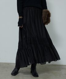 GALLARDAGALANTE | ギャザーフレアスカート(スカート)