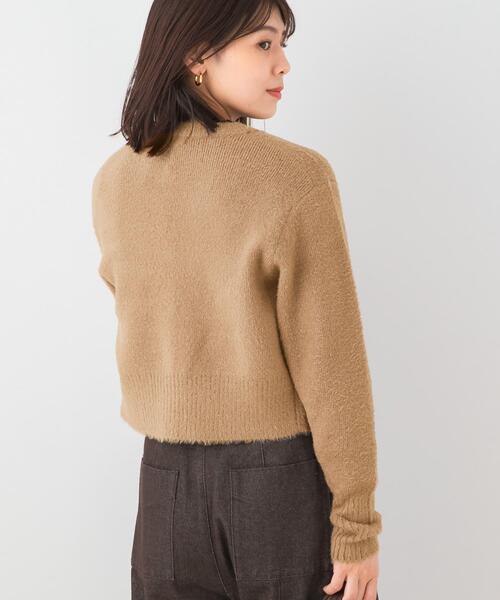 F by ROSSO（エフバイロッソ）の「F by ROSSO　アソート釦ヘアリーカーディガン（カーディガン/ボレロ・レディース・オフホワイト/ネイビー/キャメル・FREE）」の15枚目の写真