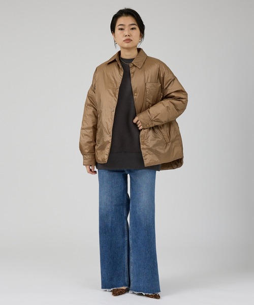 upper hights/アッパーハイツ】GENEVE ダウンシャツブルゾン ダウン