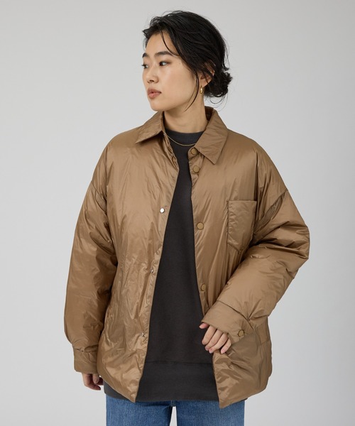 upper hights/アッパーハイツ】GENEVE ダウンシャツブルゾン ダウン