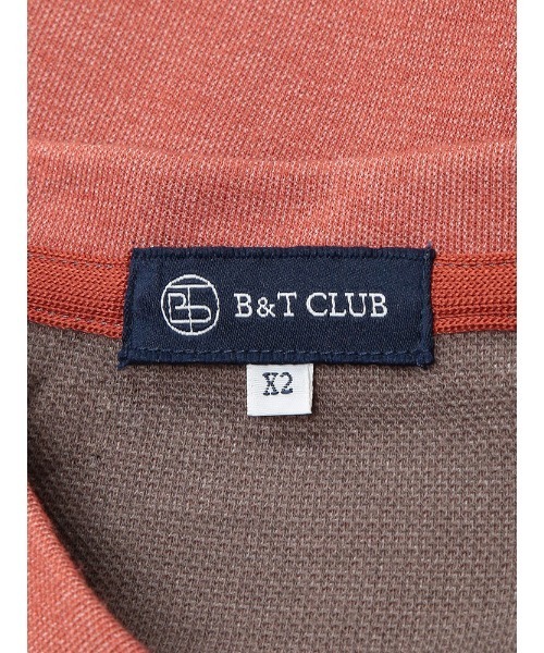 B&T CLUB(ビーティークラブ)の「B&T CLUB (ビーアンドティークラブ) 快ラクWEAR 鹿の子 Wフェイス 裏使い クルーネック 長袖Tシャツ(Tシャツ/カットソー・メンズ・グレー/オレンジ・X1(3L~4L)/X2(4L~5L)/X3(6L~7L))」の17枚目の写真