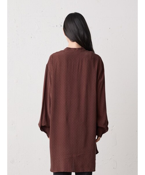 MidiUmi(ミディウミ)の「MidiUmi IPEKERプリントドットチュニック(ワンピース・レディース・ブラウン/ネイビー・FREE)」の8枚目の写真