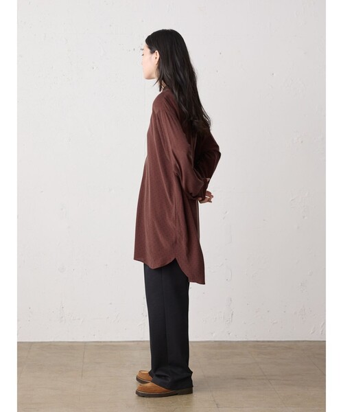 MidiUmi(ミディウミ)の「MidiUmi IPEKERプリントドットチュニック(ワンピース・レディース・ブラウン/ネイビー・FREE)」の12枚目の写真