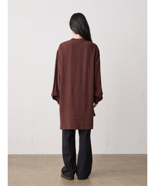 MidiUmi(ミディウミ)の「MidiUmi IPEKERプリントドットチュニック(ワンピース・レディース・ブラウン/ネイビー・FREE)」の13枚目の写真