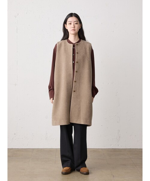 MidiUmi(ミディウミ)の「MidiUmi IPEKERプリントドットチュニック(ワンピース・レディース・ブラウン/ネイビー・FREE)」の14枚目の写真