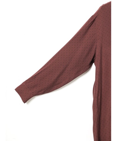 MidiUmi(ミディウミ)の「MidiUmi IPEKERプリントドットチュニック(ワンピース・レディース・ブラウン/ネイビー・FREE)」の16枚目の写真