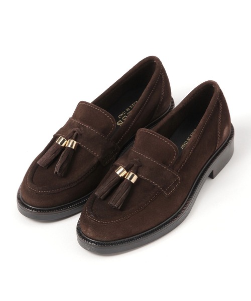 daily CLIP】ENESS スエードタッセルローファー（ローファー）｜studio