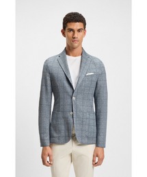 BOSS（ボス）の「スリムフィットブレザー チェック ストレッチファブリック（テーラードジャケット）」