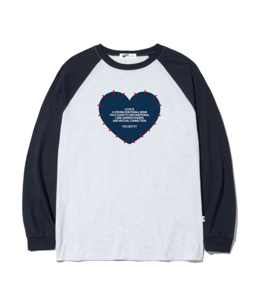ESCAPEFROM(エスケープフロム)の「ネイビーステッチハートプリントロングスリーブネイビー(Tシャツ/カットソー・レディース・その他・MEDIUM/LARGE/SMALL)」の5枚目の写真
