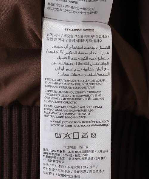 Guess(ゲス)の「GUESS/ゲス GO PU LEATHER AVIATOR BOMBER(ブルゾン・レディース・ブラウン・SMALL)」の17枚目の写真