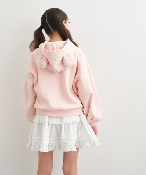 coca（coca）（コカ）の「キッズ　フリルティアードスカート（スカート・キッズ・ブラック/ホワイト・150/140/130/120）」の8枚目の写真