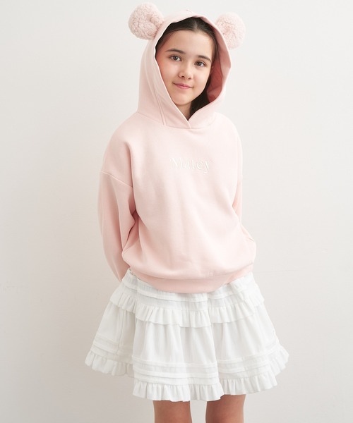 coca（coca）（コカ）の「キッズ　フリルティアードスカート（スカート・キッズ・ブラック/ホワイト・150/140/130/120）」の9枚目の写真