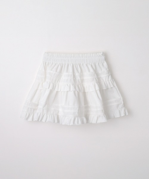 coca（coca）（コカ）の「キッズ　フリルティアードスカート（スカート・キッズ・ブラック/ホワイト・150/140/130/120）」の21枚目の写真