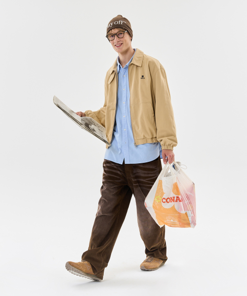 AECA(エイカ)の「VINTAGE WASHING CODUROY WIDE PANTS-BROWN(その他パンツ・レディース・その他・SMALL/MEDIUM/LARGE)」の5枚目の写真
