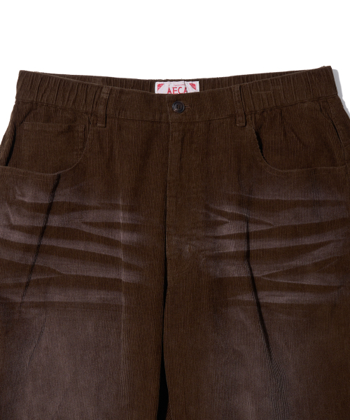 AECA(エイカ)の「VINTAGE WASHING CODUROY WIDE PANTS-BROWN(その他パンツ・レディース・その他・SMALL/MEDIUM/LARGE)」の13枚目の写真
