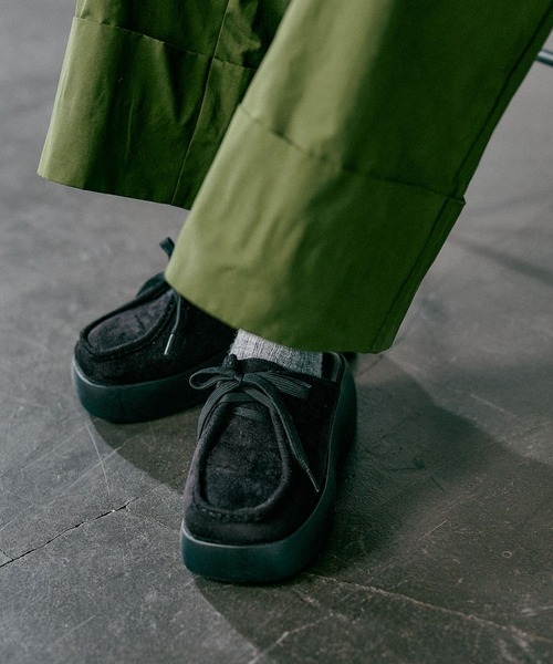 LEPSIM（レプシィム）の「モカシンサボ　603704（その他シューズ・レディース・ブラック/ベージュ・LARGE/MEDIUM）」の2枚目の写真