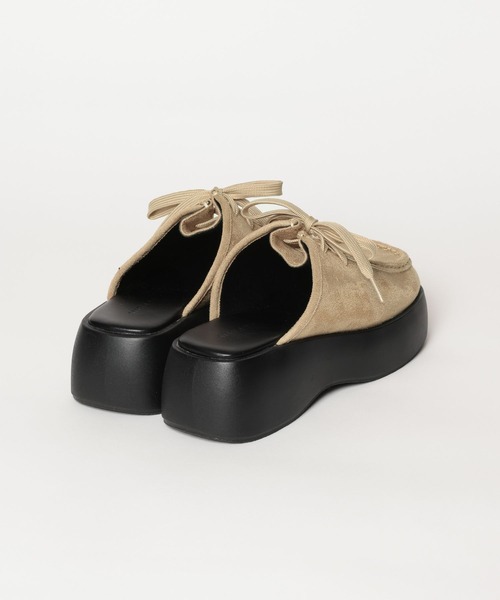 LEPSIM（レプシィム）の「モカシンサボ　603704（その他シューズ・レディース・ブラック/ベージュ・LARGE/MEDIUM）」の9枚目の写真