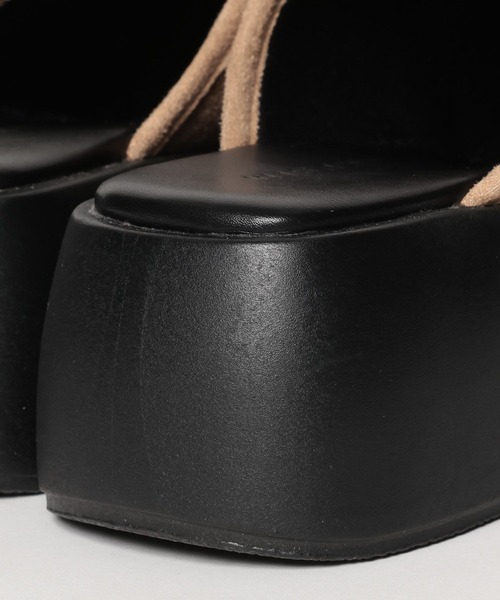 LEPSIM（レプシィム）の「モカシンサボ　603704（その他シューズ・レディース・ブラック/ベージュ・LARGE/MEDIUM）」の14枚目の写真