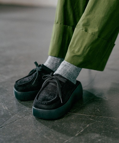 LEPSIM（レプシィム）の「モカシンサボ　603704（その他シューズ・レディース・ブラック/ベージュ・LARGE/MEDIUM）」の17枚目の写真