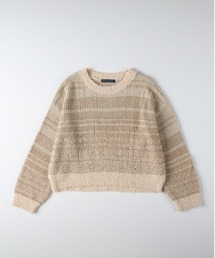 HONEYSUCKLE ROSE(ハニーサックルローズ)【レディース】グラデーションミックスセーター