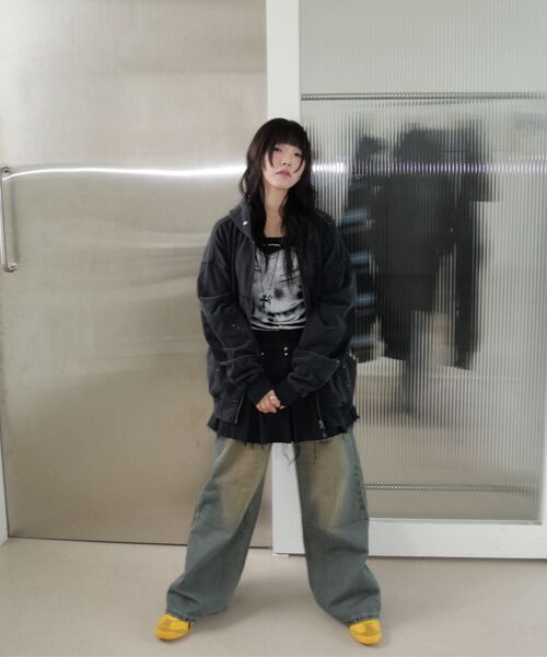 NOMANUAL(NOMANUAL)の「DETACHED PATCH HOODED ZIP-UP - WASHED BROWN(パーカー・レディース・その他・SMALL/MEDIUM/LARGE)」の13枚目の写真
