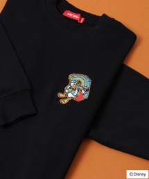 ATELANE（アテレーン）の「DISNEY ミッキー/グーフィー/ドナルドワンポイント刺繍スウェット（スウェット）」