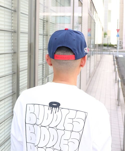 UP START（アップスタート）の「ベースボールキャップ 平ツバ 帽子 ストリート(BDS)（キャップ・レディース・ホワイト/ブラック/ネイビー・FREE）」の9枚目の写真